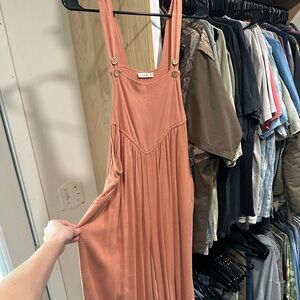 Wide leg overall jumper